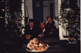 H�r �r vi ganska n�jda. Nicke, jag och Bengan.