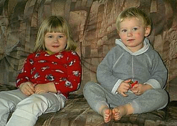 Det b�sta jag gjort i mitt liv, mina barn Ebba, 5 �r, och William, 3.